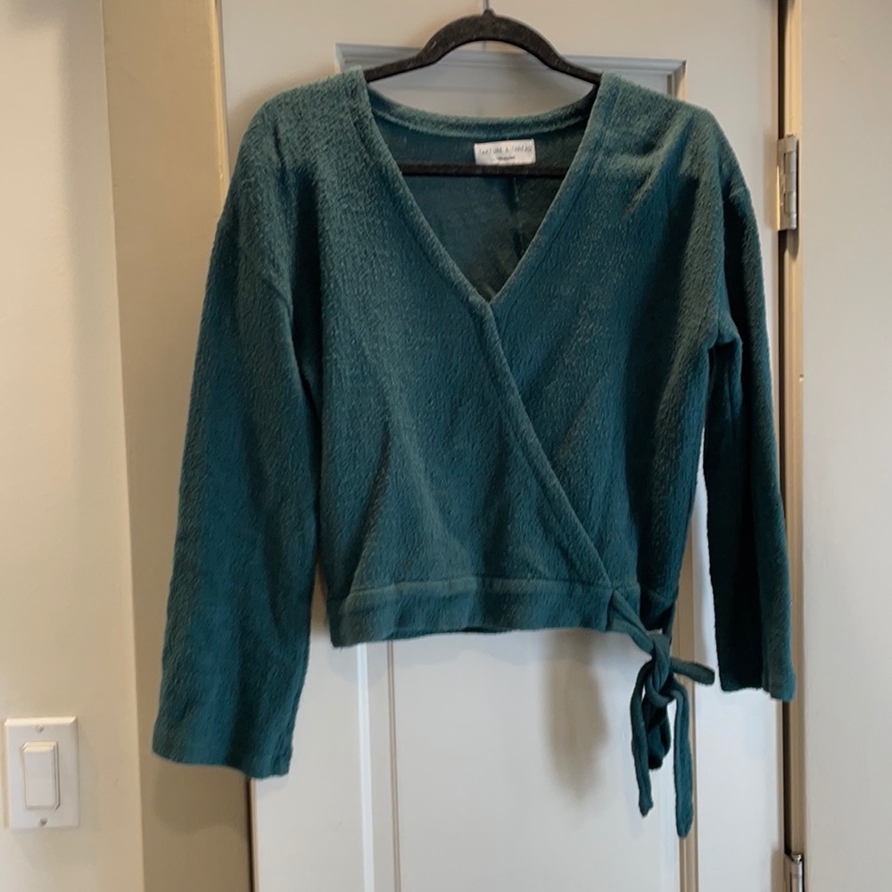 Madewell wrap sweater size small